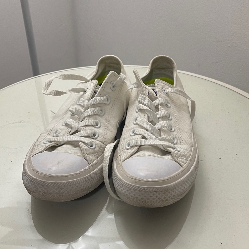 Converse Off-White Canvas Sneakers